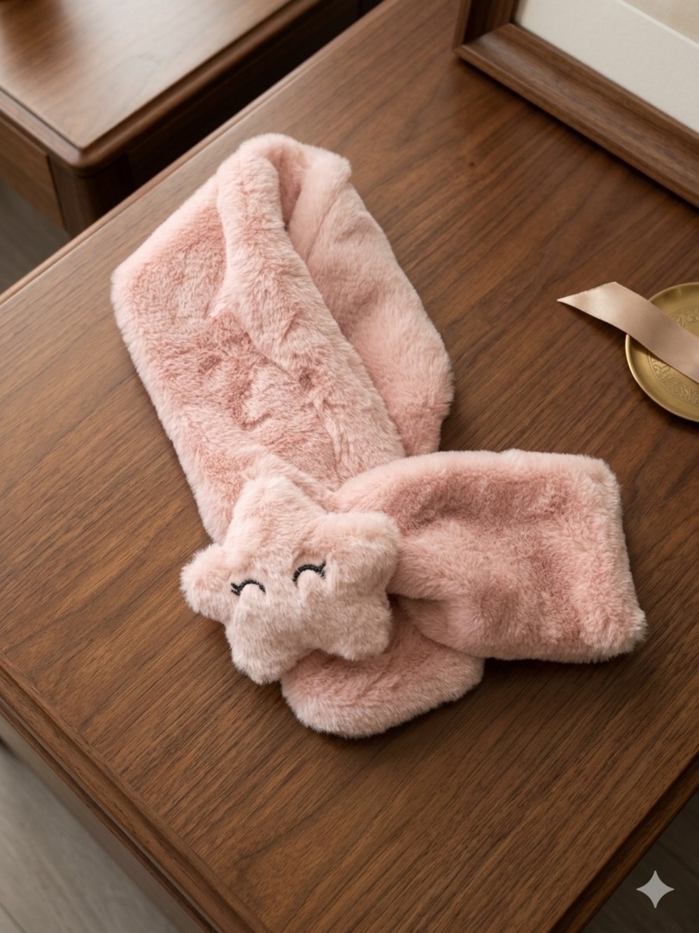 Plush Star Scarf for Kids